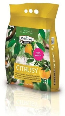 Substrát pre CITRUSY 5 L /Rašelina/