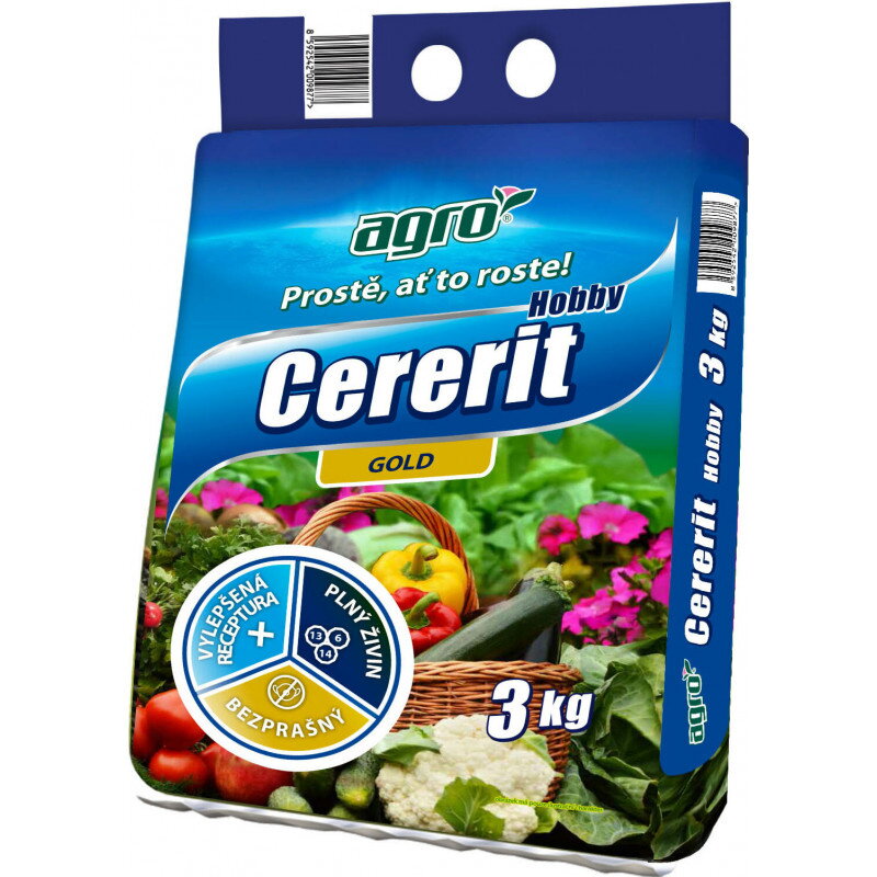 Hnojivo minerálne CERERIT hobby GOLD 3 kg /Agro/